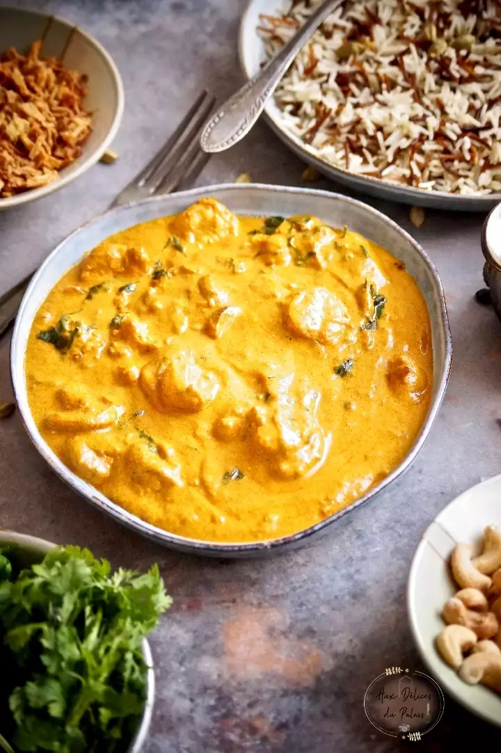 Crevettes Malai Korma